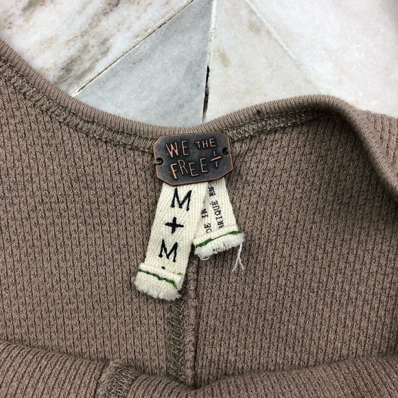 NWT Free People Mod Stripe Cuff Tee Size Medium - Picture 4 of 8